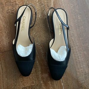 Chanel Flat Slingback 100% Authentic brand new